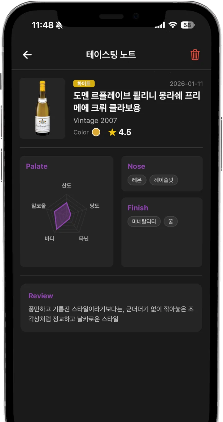 도멘 르플레이브 퓔리니 몽라쉐 2007 기록